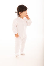 Load image into Gallery viewer, 2 Pack - Terry Towelling Sleepsuit - Cloud White