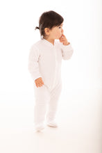 Load image into Gallery viewer, 2 Pack - Terry Towelling Sleepsuit - Cloud White

